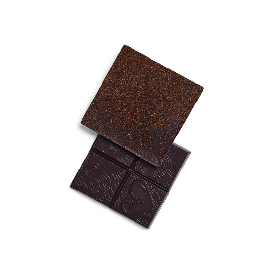 Keto Dark Chocolate 70%,Coffee+MCT oil Χωρίς Γλουτένη&Ζάχαρη Vegan Funky Fat Choc 50γρ