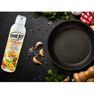 Cooking Low Fat Spray– Butter Oil Σπρέι μαγειρικής με φυσικό βούτυρο Best Joy 250 ml