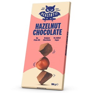 Σοκολάτα γάλακτος με φουντούκια χωρίς ζάχαρη Healthy Co 100gr