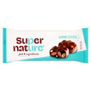 Chocolate Almond Clusters Super Nature keto-friendly 40gr