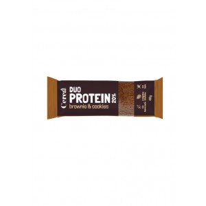 Μπάρα Πρωτείνης Duo Protein Brownie & Cookie χ/ γλουτένη bio Cerea 40g