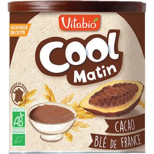 Βιολογικό ρόφημα κακάο και δημητριακών Cool Matin Vitabio 500g