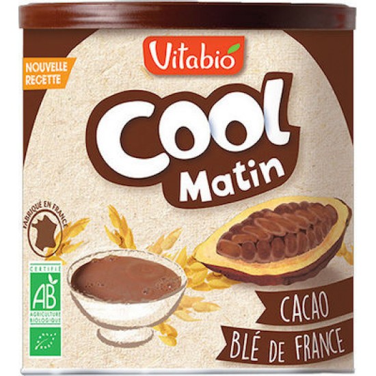 Βιολογικό ρόφημα κακάο και δημητριακών Cool Matin Vitabio 500g