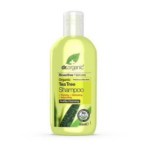 Σαμπουάν με έλαιο βιολογικού Τεϊόδεντρου και χυμό Αλόης Dr.Organic Tea Tree Shampoo 265ml