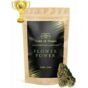 Ανθός Κάνναβης 100% Ελληνικός Flower Power CBD < 33% Gold of Green 1g