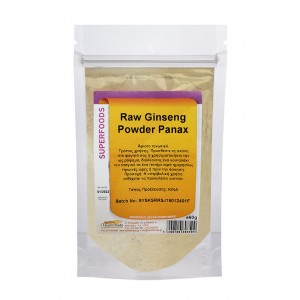 Ginseng Panax Powder Raw - Κόκκινο Τζινσενγκ bio HealthTrade 60g