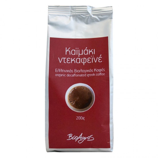 Ελληνικός Καφές Καϊμάκι χωρίς καφείνη Bio Βιοαγρός 200g 