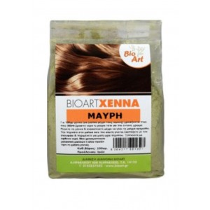 Χέννα για μαλλιά Μαύρη Bioart 200γρ