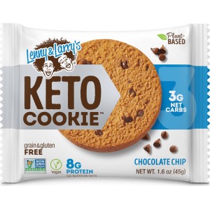 Lenny & Larry's KETO Cookie Chocolate Chip μπισκότο πρωτεΐνης με κομμάτια σοκολάτας 45gr
