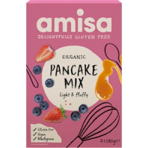 Μείγμα για Τηγανίτες (pancakes) χωρίς γλουτένη AMISA (2×180γρ)