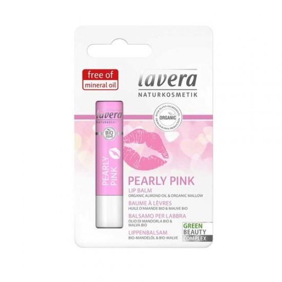 Στικ Ενυδάτωσης για τα χείλια Lavera Lip Balm Pearly Pink 4.5 gr