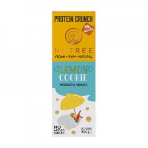 Χειροποίητο Γλύκισμα Πρωτεΐνης Lemon Cookie – Μπισκότο Λεμόνι Nutree 60g