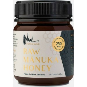 Ωμό Μέλι Μανούκα MGO 250+ Nui Manuka Honey 250γρ