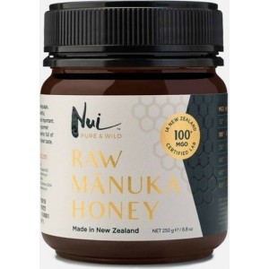Ωμό Μέλι Μανούκα MGO 100+ Nui Manuka Honey 250γρ