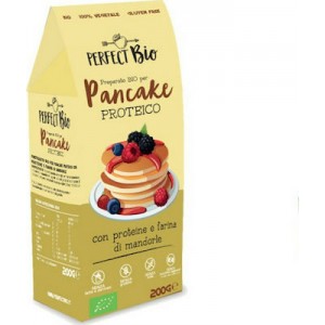 Πρωτεϊνικό μείγμα για pancakes χ/γλουτένη χ/ζάχαρη Perfect Bio 200g