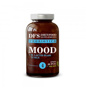 Mood Probiotics (Προβιοτικά για Ενίσχυση της Ψυχικής Διάθεσης, Ευεξία) Diet Food 60caps