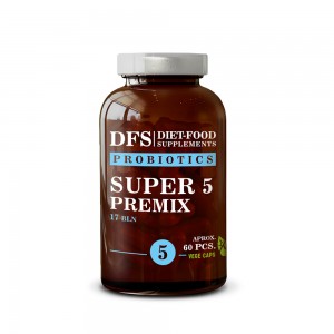 Super 5 premix Probiotics (Προβιοτικά για την Βελτίωση της στοματικής υγείας) Diet Food 60caps