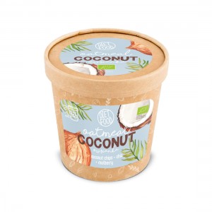 BIO Coconut Oatmeal έτοιμο μείγμα βρώμης - καρύδα "READY 2 GO CUP" Diet-Food 70 g