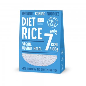 Βιολογικό ρύζι από Konjac Keto-Friendly Diet Food 300g