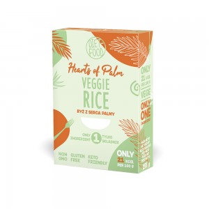 VEGGIE PASTA Hearts of Palm Rice DIet Food -κουτί keto-friendly 225g