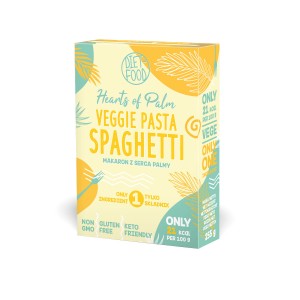 VEGGIE PASTA Hearts of Palm Spaghetti DIet Food -κουτί keto-friendly 225g
