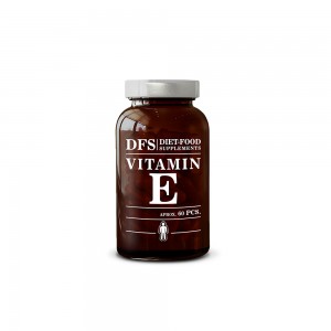 Natural Vitamin E , Φυσική Βιταμίνη Ε 500mg Diet Food 60 softgels