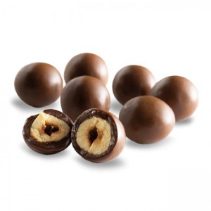 Chocolate Covered Hazelnuts Super Nature keto- friendly 40g 