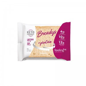 Breadys Πρωτεϊνικό Ψωμί για Τοστ keto-freindly Low Carb FeelingOk 50g