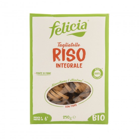 Felicia ταλιατέλες καστανού ρυζιού χωρίς γλουτένη ΒΙΟ 250g