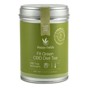 Fit Green CBD diet tea - Tσάι διατροφής - Happy Fields 30g