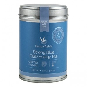 Strong Blue CBD energy tea - Tσάι ενέργειας - Happy Fields 30g