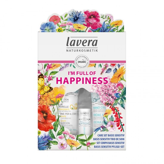 Lavera Σετ Δώρου I´M FULL OF HAPPINESS BODY LOTION 200ML/HAND CREAM 75ML/LIP BALM 4,5G
