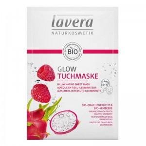 Μάσκα λάμψης για το πρόσωπο σε ύφασμα - Glow Tuchmaske Lavera (1τμχ)