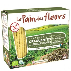 Τραγανά Κράκερς απο Πράσινες Φακές Le Pain Des Fleurs 150g