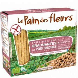 Τραγανά Κράκερς από Ρεβύθια Le Pain Des Fleurs 150g