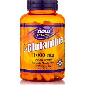 L-Glutamine 1000mg Now 120 Κάψουλες