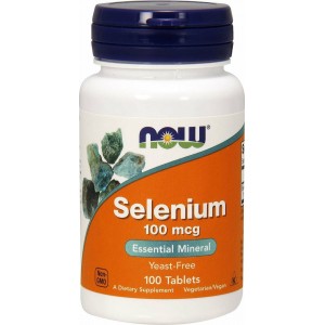 Selenium 100mcg Now Foods 100 ταμπλέτες