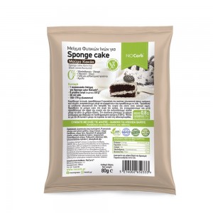Μείγμα φυτικών ινών για Sponge Cake Μαύρο Κακάο NoCarb 80g