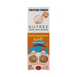 Χειροποίητο Γλύκισμα Πρωτεΐνης Cinnamon Roll - Ρολό κανέλας Nutree 60g