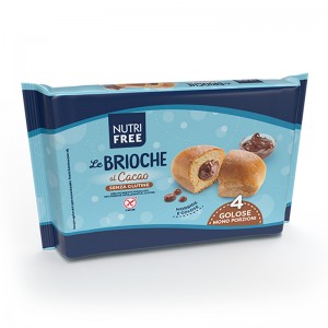 Μπριοσάκια με γέμιση σοκολάτα Χωρίς Γλουτένη Le Brioche Chocolate Gluten-free Nutrifree 200g