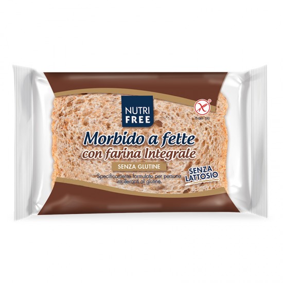 Φέτες ψωμί Ολικής Άλεσης Χωρίς λακτόζη Χωρίς Γλουτένη Lactose-free Gluten-free Nutrifree 125g