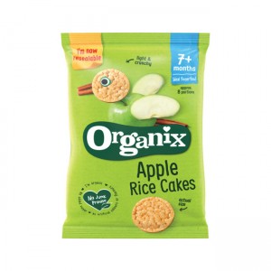 Ρυζογκοφρέτα με Γεύση Μήλου +7μ ORGANIX 50g