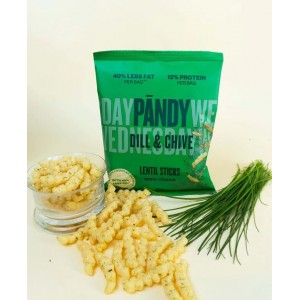 Pandy πρωτεϊνικά τσιπς φακής Dill & Chive 50g