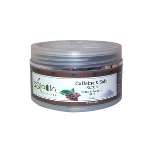 Caffeine & salt scrub με Centella, guarana, καφέ & αλάτι Sapon 200ml