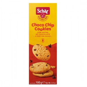Μπισκότα με κομματάκια Σοκολάτας - Cookies (Dr Schär) SCHAR 100γρ