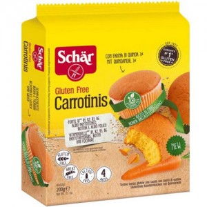 Κεκάκια Καρότου χωρίς γλουτένη Schar 200g
