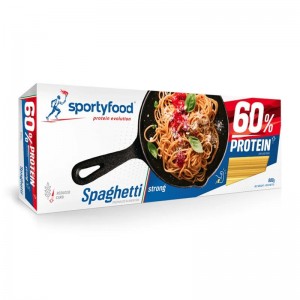 Πρωτεϊνικά Ζυμαρικά Spaghetti με Γλουταμίνη Low Carb Sportyfood 500g