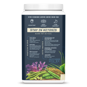 Clean Ketο Protein+Peptides Tropical Vanilla, Keto Vegan Πρωτεΐνη με πεπτίδια ‘Βανίλια’ Sunwarrior 720g