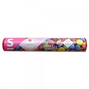 Σοκολατένια κουφετάκια Confetti χωρίς ζάχαρη-γλουτένη Sweet Switch 22g