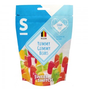 Ζελεδάκια Yummy Gummy Bears vegan χωρίς ζάχαρη Sweet Switch 150g